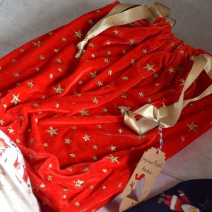 La hotte rouge de Noël