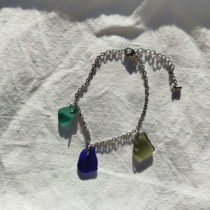 Bracelet en verre poli